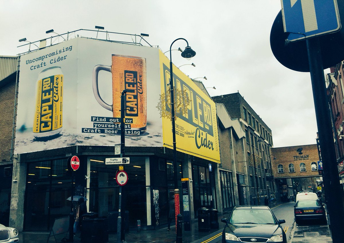 SamGeorgeScott's tweet photo. @caplerdcider has already started queuing on #bricklane for @craftbeerriseuk - 10days to go!! https://t.co/NZDbIODPRQ