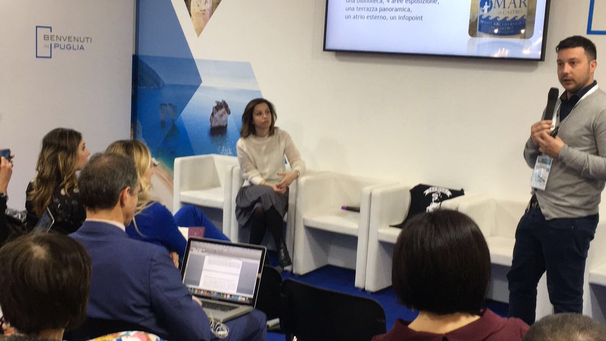 Salentodove's tweet image. Presentato in @bitmilano l’accordo tra @Salento_damare e @cittadicastro per la promozione congiunta del castello e museo archeologico! #bit2018 #castrolaperla