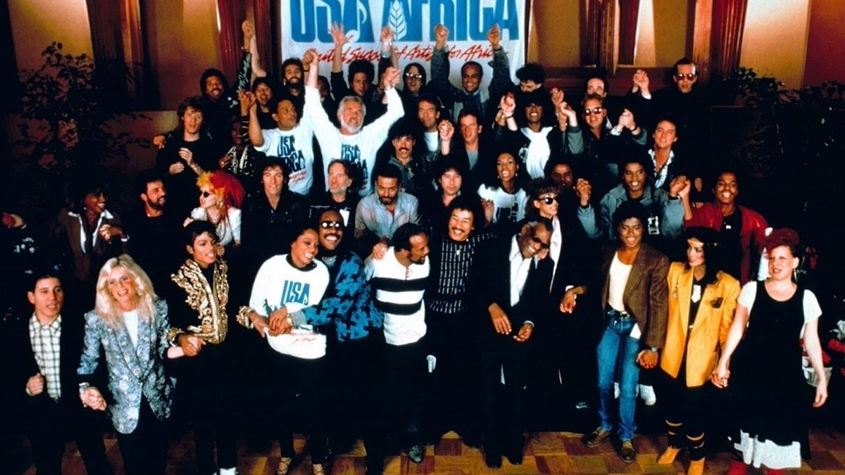 Madonna was actually invited to join "USA for Africa" in 1985 but she couldn't join it because she was on tour