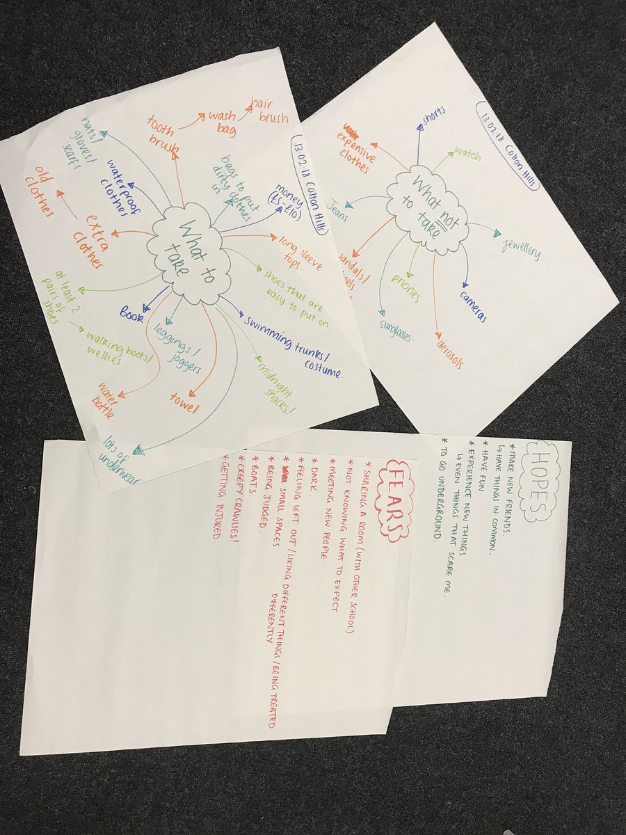 HeadStartYPE's tweet photo. @ColtonHillsCS HYPE Young People  looking at their kit list and their hopes / fears for their residential at @TowersOEC! https://t.co/spsXECoCkP