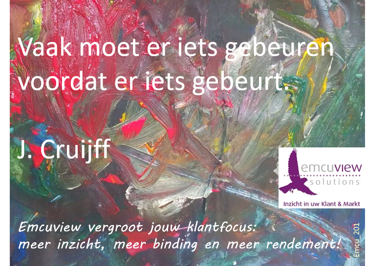 Meer halen uit je huidige klanten? Betrekken = binden #Klantfocus #emcuview