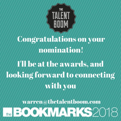 warvol's tweet photo. Whoohoo! Well done @brandtruthco @SprtPerformance @addynamo on your #Bookmarks2018 nom! 
@SeanRileySA @CraygH 😀 https://t.co/zrepPZ1C9v