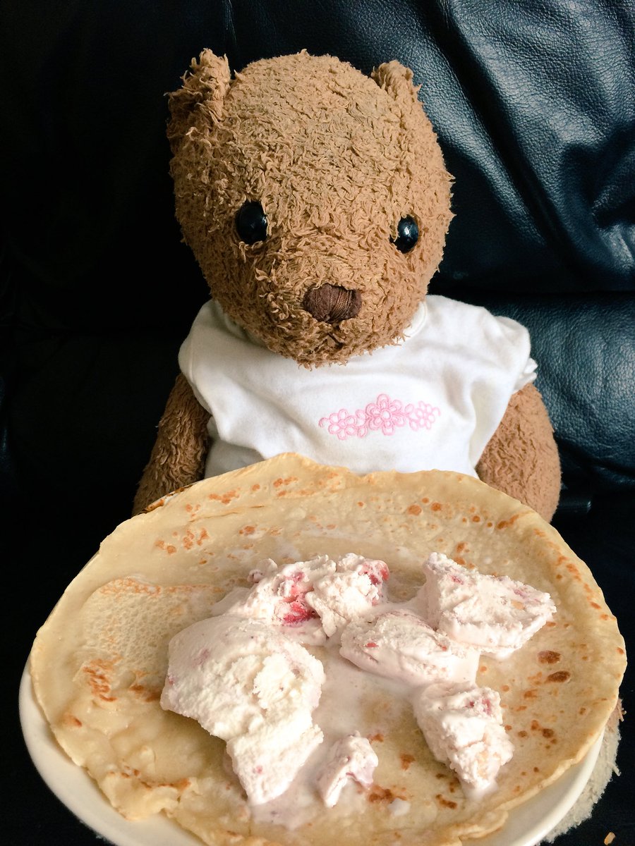 RexPortion's tweet photo. Happy pancake day everyone😊#rexportion #pancakeday2018 #teddybear #ShroveTuesday #pancakes https://t.co/mveDHhmkfZ