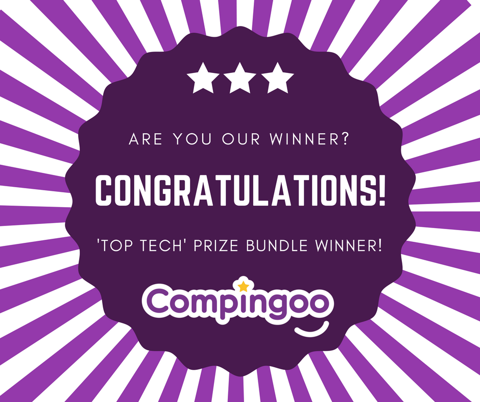 Compingoo's tweet photo. Huge #congratulations to the winner of the 'Top Tech' Competition prize bundle, Sue from Windsor. 🎉

Thank you to everyone who has entered the 'Top Tech' website #competition!

We are currently looking for suggestions for our next competition prize so please share your ideas!✨ https://t.co/STOYFY2FQV