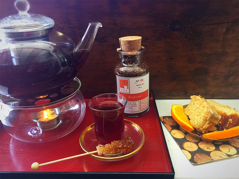 Save $2 on Kaapstad #Tea with Discount Code KAAPSTAD2018 -&gt; bit.ly/2BU7WOV

Our Kaapstad is an energizing herbal tea blended with ginger, calendula petals &amp; vanilla in a base of #Rooibos—a perfect antidote to these damp, cold winter days.