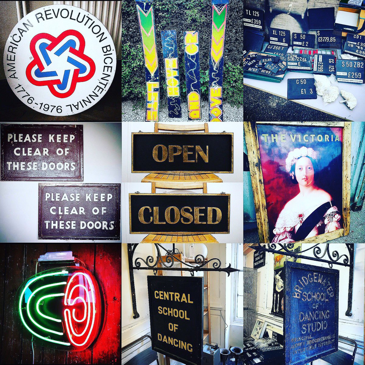 S I G NS  HouseofRust.co 
19 Kings Street, #Carmarthen, South Wales 
FB/Insta/Twitter/SnapChat 
#signs #signage #signsforsale #decorativeantiques #antiques