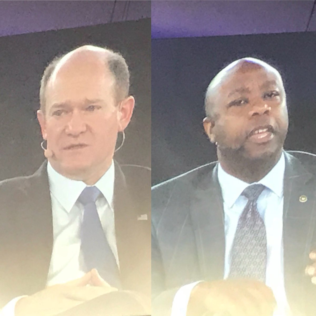 WendyKemp's tweet image. Enjoying the positive interactions and messages from @ChrisCoons and @SenatorTimScott #knowyourcompetition #knowyourcustomer  @GS10KSmallBiz #MakeSmallBig