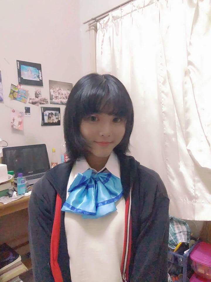 LeYanaka's tweet photo. Got a makeover by a friend yesterday and it turned out pretty well...
Hope someone sees this since I only follow ddlc rp accounts lol.
.
.
.
Oh btw I'm a guy https://t.co/658cxJEz7H