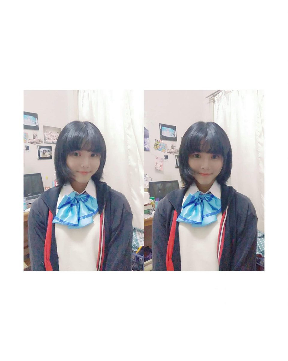 LeYanaka's tweet photo. Got a makeover by a friend yesterday and it turned out pretty well...
Hope someone sees this since I only follow ddlc rp accounts lol.
.
.
.
Oh btw I'm a guy https://t.co/658cxJEz7H