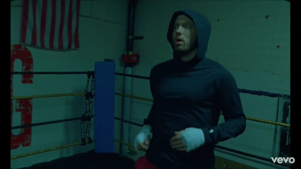 xiaoyuannb880's tweet photo. Eminem feat. Ed Sheeran "River" Music Video out tomorrow 10am EST. https://t.co/zKJP9pWVts