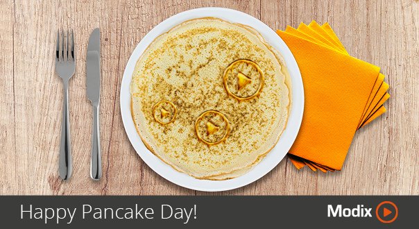 ModixUK_'s tweet photo. All the team at #ModixUK are wishing you a Happy #PancakeDay! https://t.co/2ufmOZmYIq