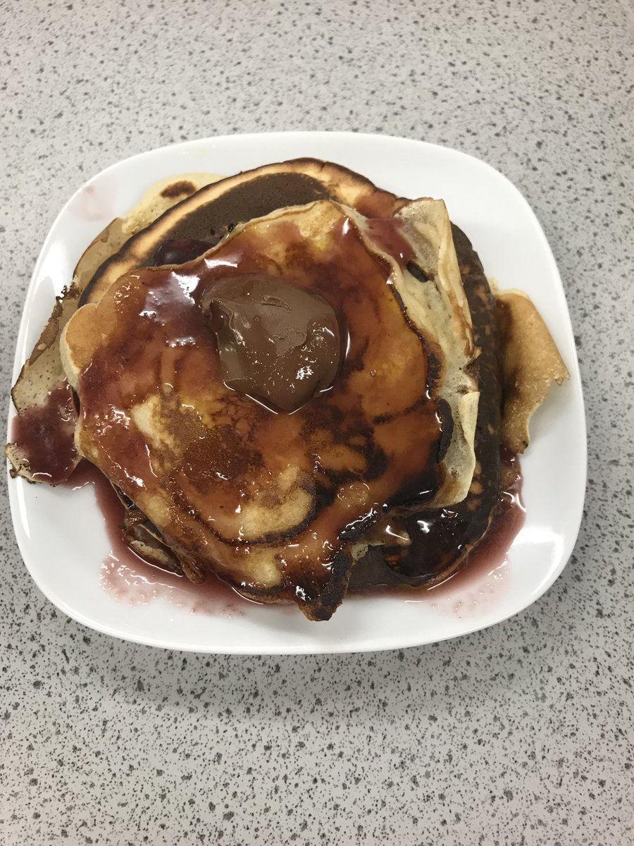WHSteamtech's tweet image. Key stage 3/4 making pancakes on Shrove Tuesday. Well done they look great!