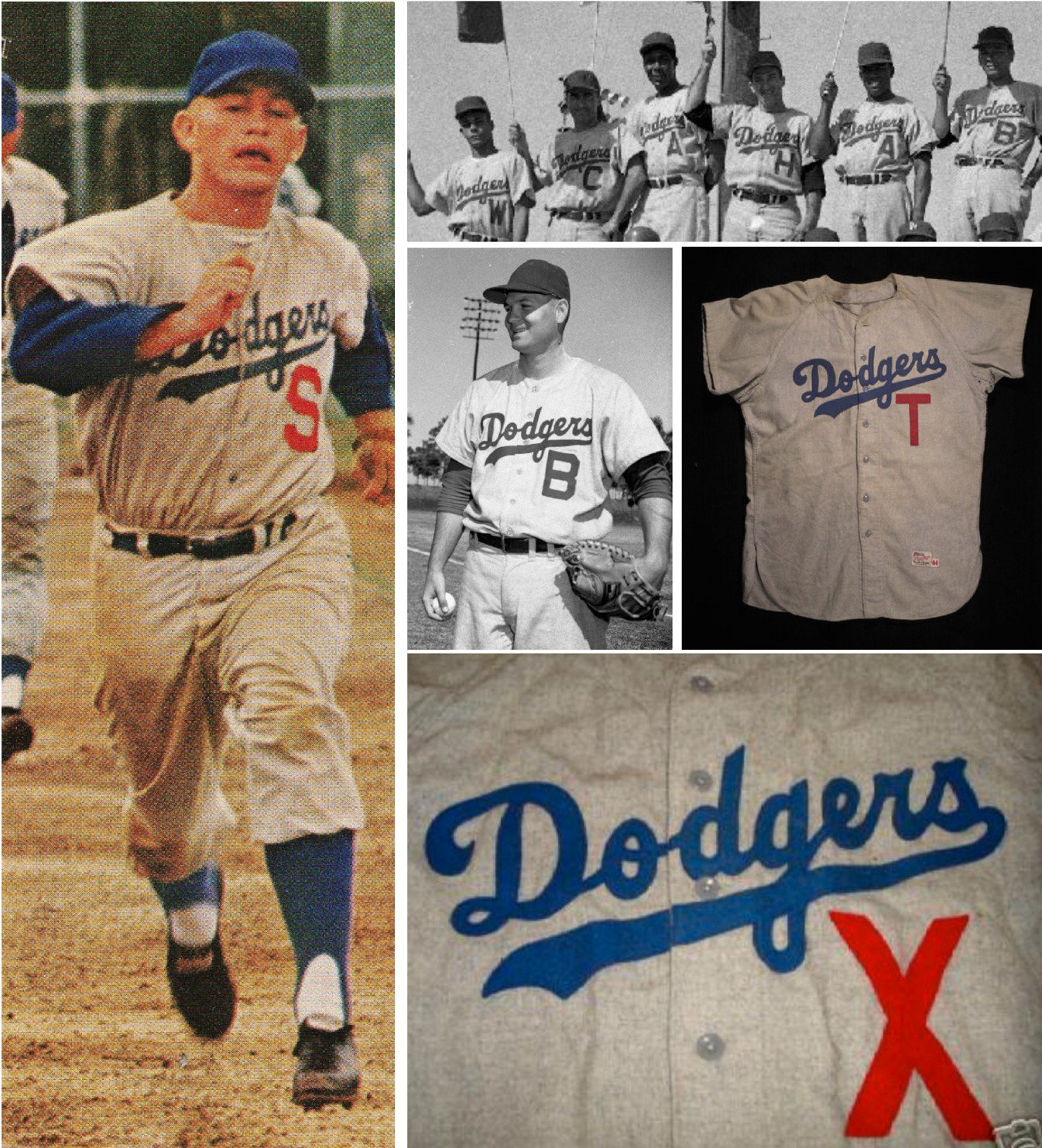 Paul Lukas on X: Dodgers Spring Training Fun Fact: In 1960, Dodgers minor  leaguers wore red letters on their jerseys, instead of numbers, during spring  training. The letters indicated which minor league