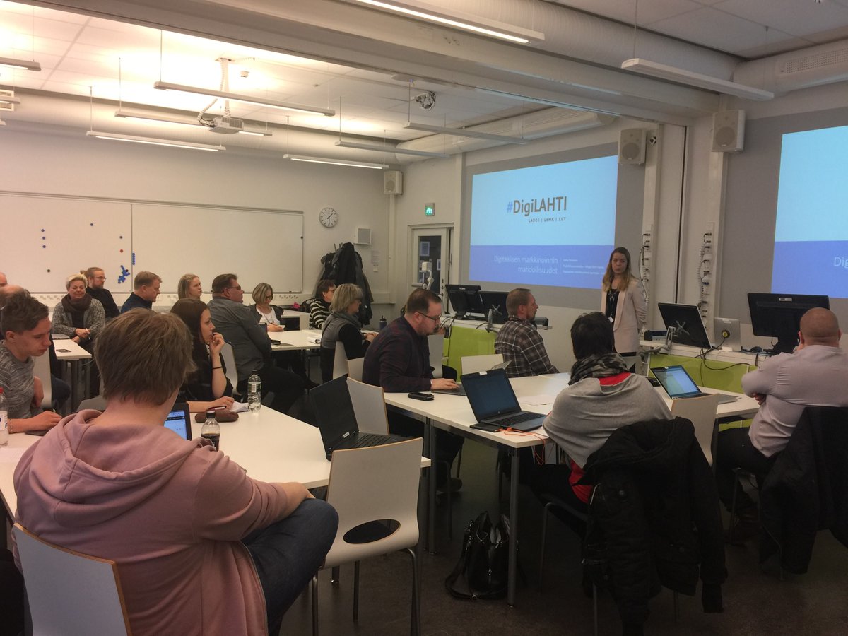lottatoivonen's tweet image. Ihan mahtava osanotto tänään #DigiLAHTI-hankkeen järjestämässä #digimatch workshopissa. Kiitos mukana olleille! Löysimme avullanne loistavia näkökulmia. #LAMK