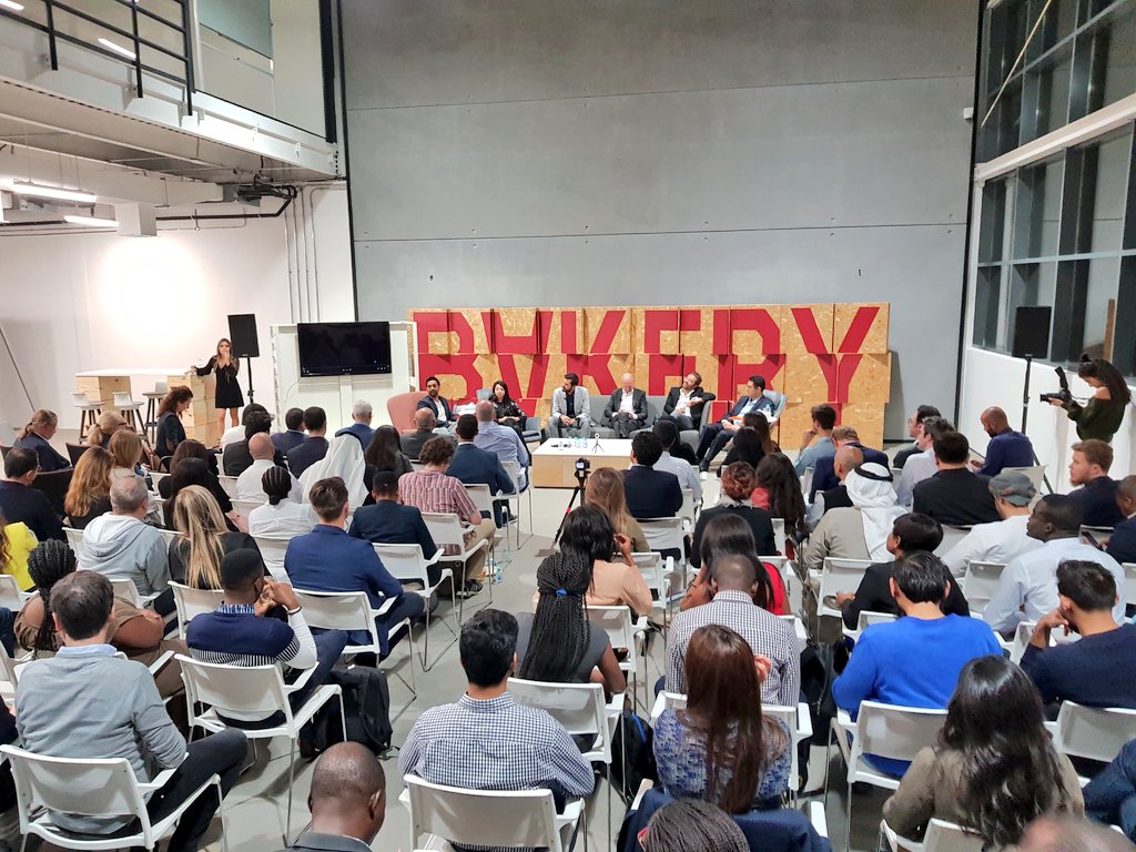 thisisaby's tweet photo. Great to be here at @bkryvc for a discussion on enabling entrepreneurship in growth markets, with speakers from @bitoasis, @facebook, @GoogleArabia, @udacity and @AUC. (Ecosystem folks, you'll want to keep @bkryvc on your radar--#justsaying!) #Dubai #UAE https://t.co/nIobksJfPZ