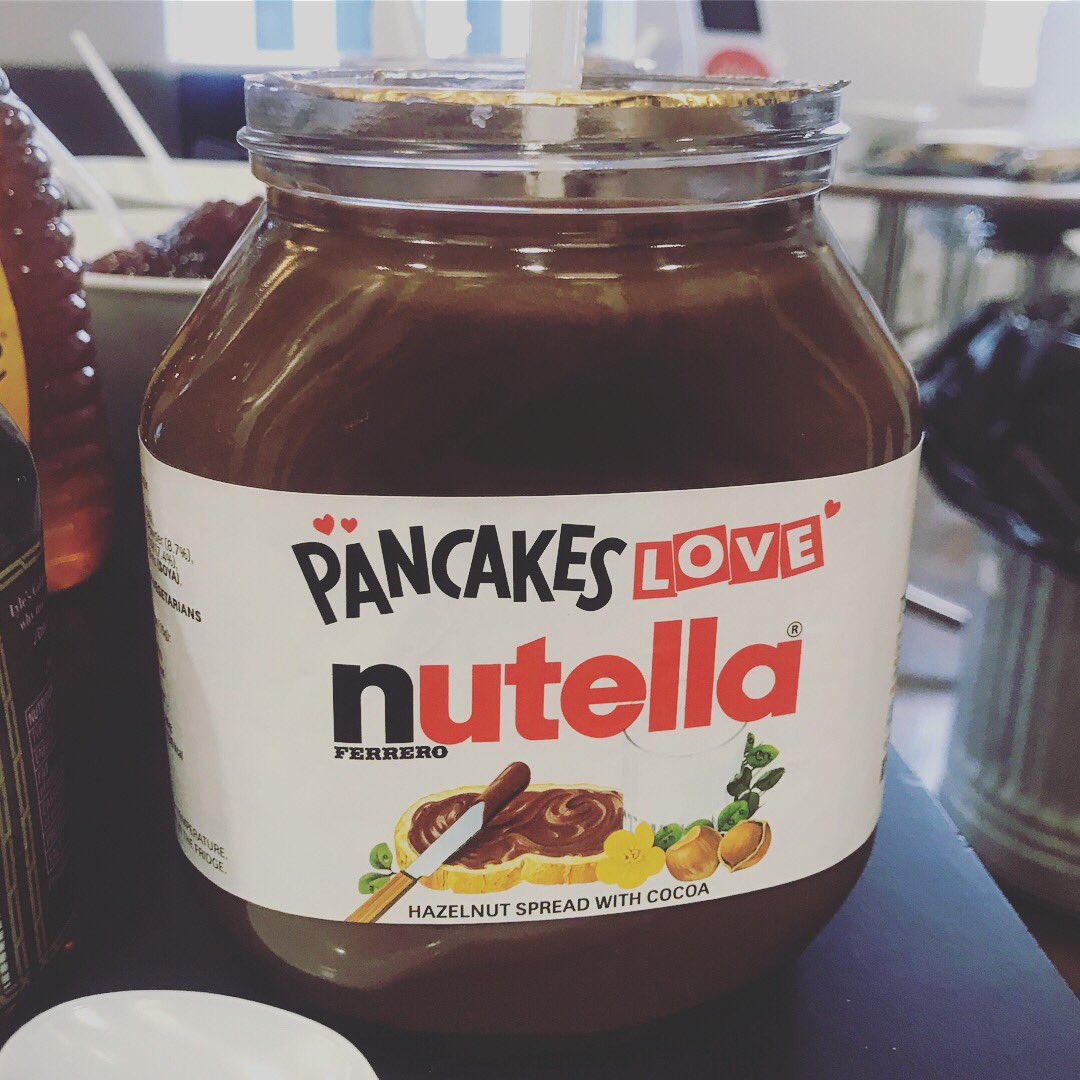 GeometryUK's tweet photo. Well sugar-free February went well 🤦🏽‍♀️ #pancakes #nuttyfornutella #pancakeday #mmmpancakes #letsgobananas🍌 #wearegeometry #agencylife https://t.co/lTlsLHq1qY