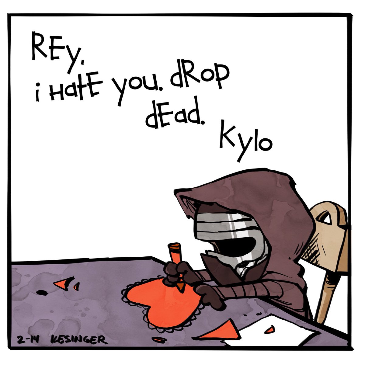 briankesinger's tweet photo. Happy #valentinesday from #lilkylo. https://t.co/HPr2wUJMod