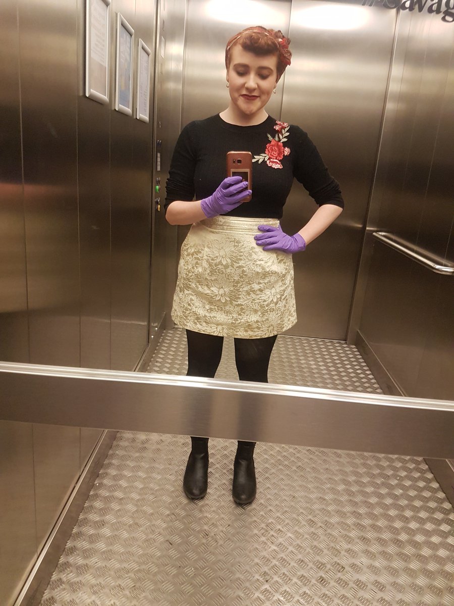 The gloves really finish the outfit don't they? Doing some filming for BBC today with some rather lovely WSPU material #suffrage100