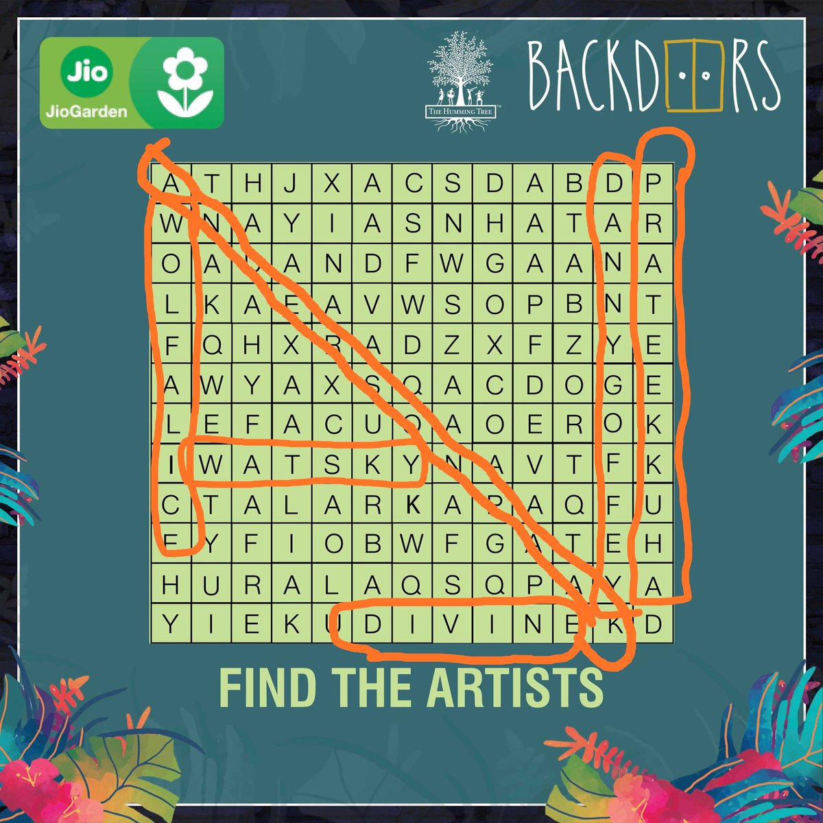 krish23jr's tweet image. Found all The 6 names of the artist performing at @backdoorsbytht 
#Mumbai
#BackDoorsByTHT 
#TheHummingTree 
#ConcertWithACause 
Join in guys 
@iam_smitpanchal 
@Sankket_A 
@samraaaaaaaa_ 
@VirajKolekar2 
@Suyogg__