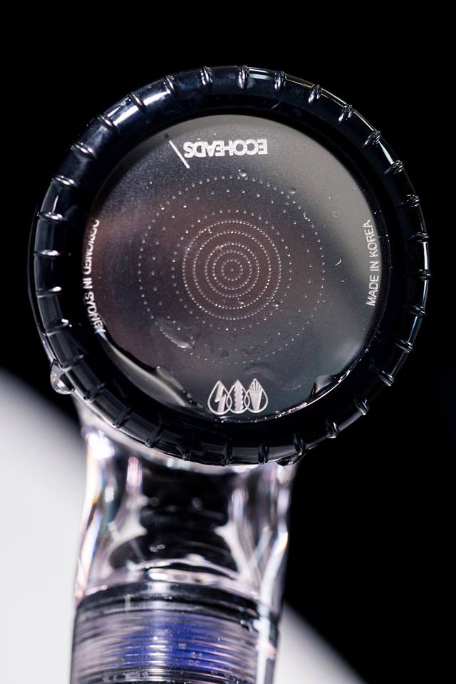 Feel the pressure through ECOHEADS special plate technology, which can cut water usage down to just 1.45 gallons per minute!