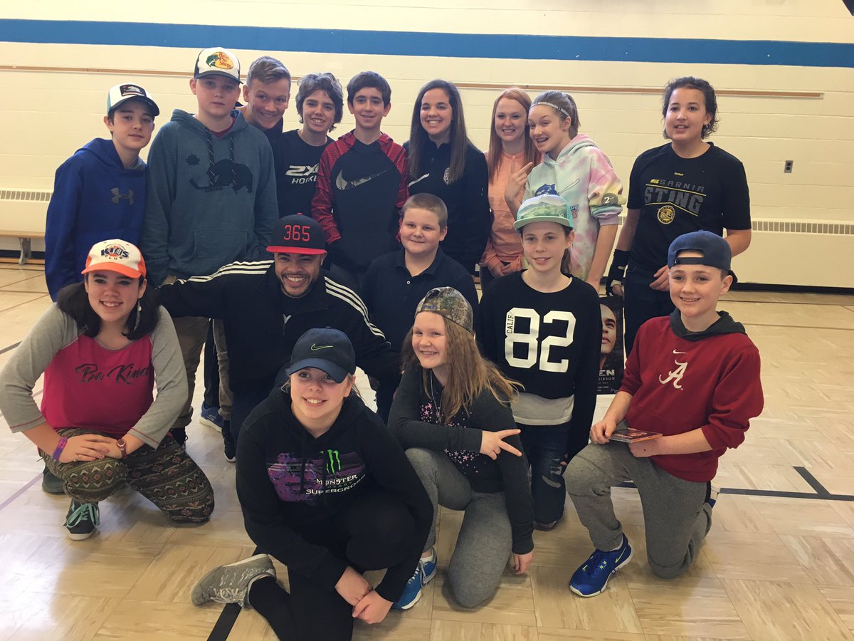 prinMooretown's tweet photo. Great Black History month presentation with the talented Duane D.O. Gibson today!  We loved rapping with you! #iamdogibson.  #staydriven https://t.co/WWrXj2Pwj7