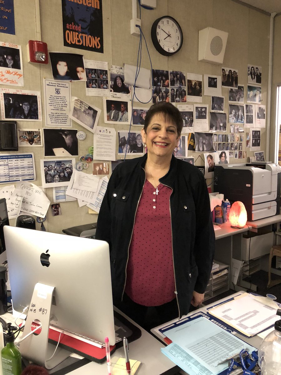 Look who’s back!!! Stop by and welcome back Ms. Kiralla <a href="/vkiralla/">Valerie Kiralla</a> <a href="/ElRanchoHS/">El Rancho HS</a>