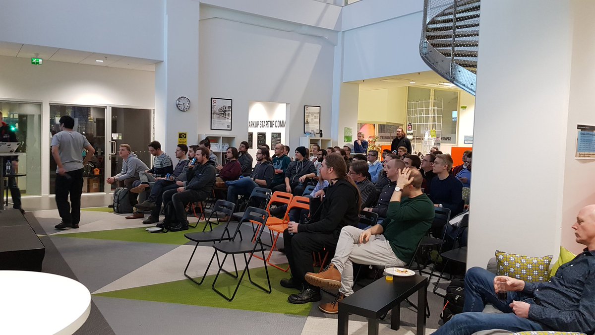 tietoturva_ry's tweet image. The house is full at the last stop of the Turku visit: @turkusec February meetup! #fuzztesting and #bluteaming on the agenda