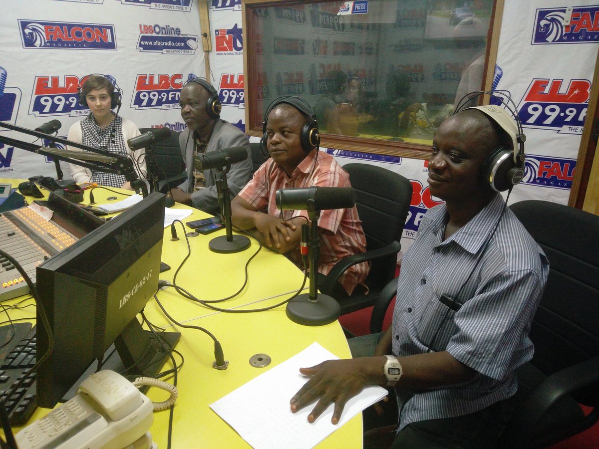 IFESDisability's tweet photo. Remembering our @IFES1987 radio chat last year in #Liberia with election officials and a journalist with a visual disability on accessible elections! #WorldRadioDay https://t.co/Omz3IEasPq