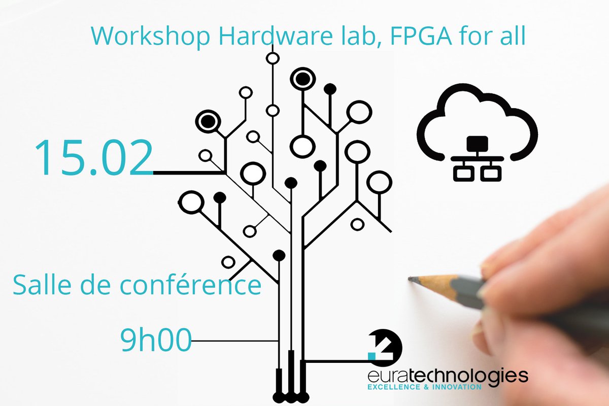 #WORKSHOP #FPGA à #euratechnologies : Adepte du #machine learning, pour en savoir plus sur le fonctionnement de la #technologie FPGA pour l'implémenter dans des objets connectés
RDV le 15.02 à 9h #startups #hardware #IoT > + d’infos &amp; inscription > bit.ly/2Ga7Fp9
