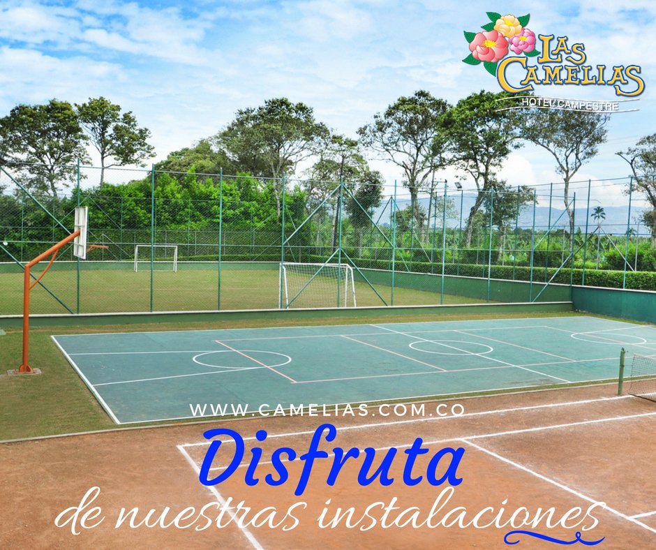 Disfruta de nuestra instalaciones y pasa el mejor tiempo con tu familia.

#Hotel #vacaciones #tourism #Quindío #diversión #familia #familytime #Colombia #zonadeportiva #tenis #baloncesto #canchas 

camelias.com.co