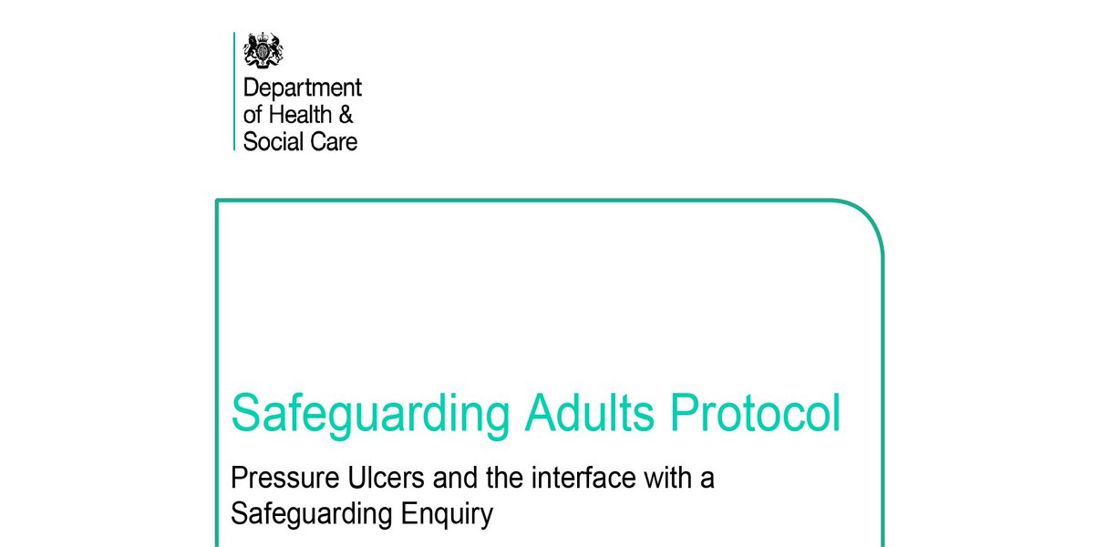 FMG_Repose's tweet photo. New Safeguarding Adults protocol for the prevention of pressure ulcers is published by the @DHSCgovuk. Learn more https://t.co/YLD3cFMpfm #PressureUlcers #stopthepressure https://t.co/YYlCk4Yt1U