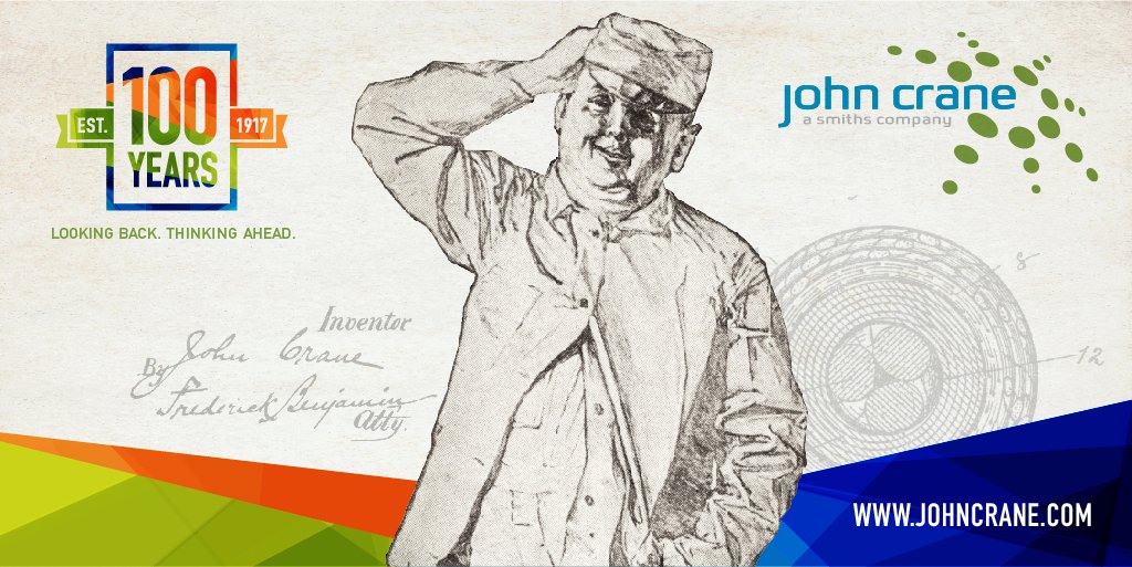 He started it! In 1910, building maintenance engineer John Crane patented flexible metallic packing, inventing a better way to seal. See how we’re still changing the world with #engineeringinnovation.  bit.ly/2EE1Frm