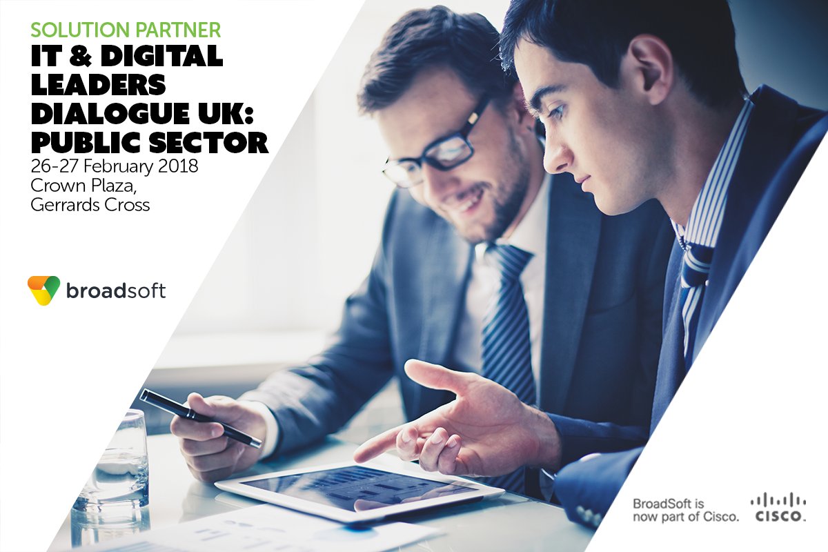We are teaming up with @VZEnterprise as a solution partner at #NOORDITDL UK Feb 26-27. Learn how #BroadSoftBusiness can improve every day tasks for the public sector. hubs.ly/H09ZSrS0