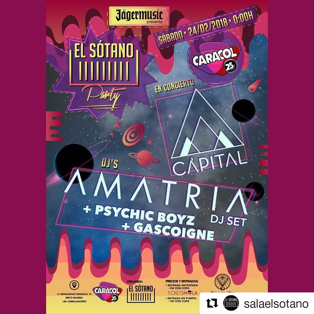 AmatriaSoy's tweet photo. El sábado 24 fiesta sotanita en Madrid... diversión garantizada.

🔥🤸 @SalaElSotano 🤸🔥

#AmatriaDjSet https://t.co/fQVLT3Pd3e