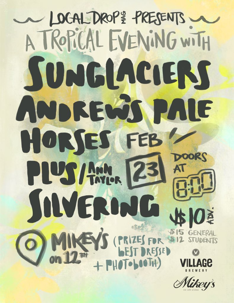 villagebrewery's tweet photo. We made a tropical cask ale with the @localdropmag crew for their next event, Feb 23 @mikeysjukejoint, and we have 2 tickets to give away! Here's how to enter.
- retweet this post
- tag your fav local business in the comments
- cross your fingers
- find your best Hawaiian shirt https://t.co/EQNfsdLh7k