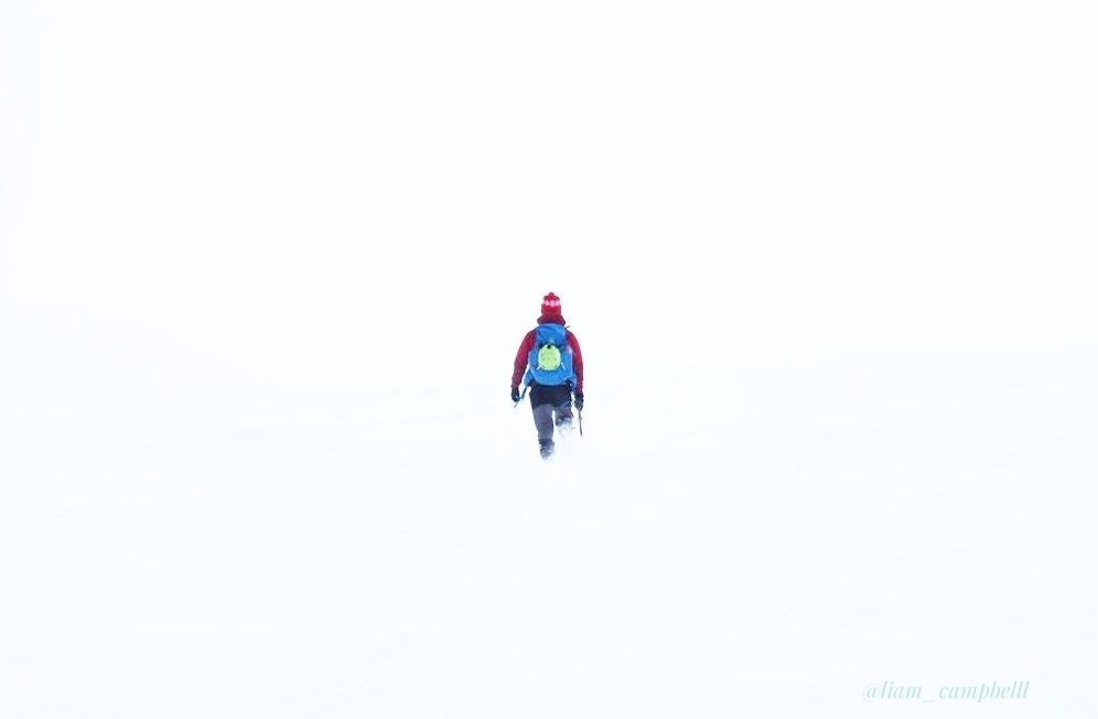 _liam_campbelll's tweet photo. White out on Sgorr Gaoith. #scotland #cairngorms #visitscotland #visitcairngorms #properadventure #scotspirit #winter #mountaineering https://t.co/uK2nFqhMMV