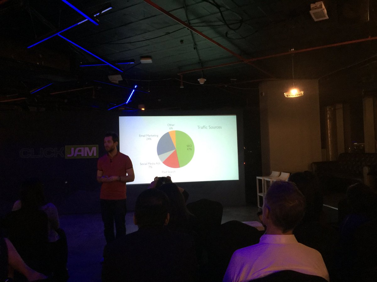 sharadagarwal's tweet photo. Interesting presentation by @FollowJames at #ClickJam https://t.co/hrCPrhkbab