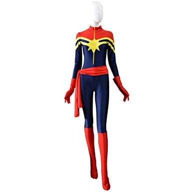 ladygeekstore's tweet photo. Probably not warm enough to ski in, but this Captain Marvel bodysuit by Ourworth would make a great Olympic ski team cosplay. #WinterOlympics2018 #teamusa #cosplay https://t.co/xj0vMpwpSe https://t.co/LRiNxAd8ka
