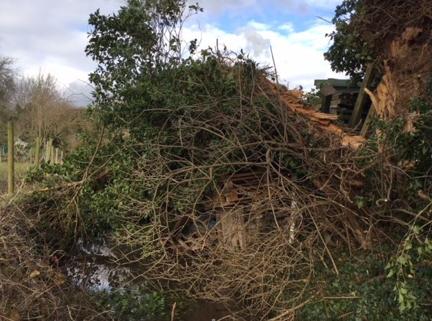 EnvAgencyMids's tweet photo. Our officers are out and about clearing blockages which could cause flooding. Here are before and after photos of work done at #KingstonOnSoar near #Kegworth #teamEA #floodaware https://t.co/93xflm0Z5g