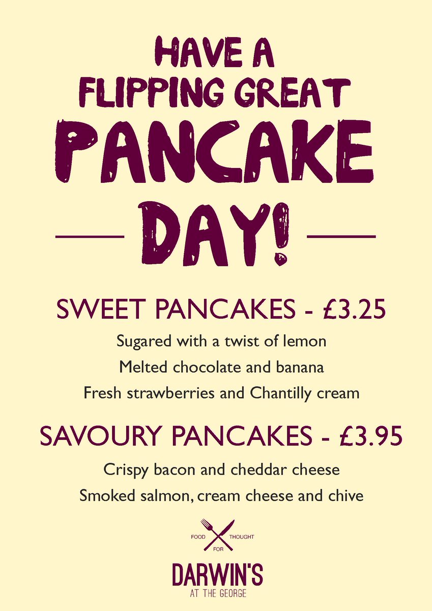 It's Pancake Day, and you'll be happy to know that pancakes are on the menu in Darwin's tonight!