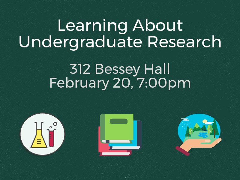 UR_at_MSU's tweet image. It is never too late to start your own research. Join us for our fifth workshop of the semester Learning About Undergraduate Research on Tuesday, February 20 at 7pm 312 Bessey Hall, come hear our Research Ambassadors about their experiences! #ugradresearch #researchisfun #doit