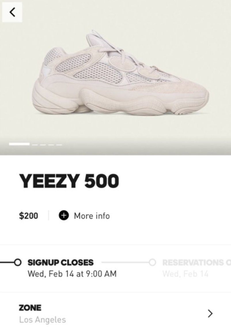 Yeezy store sign up