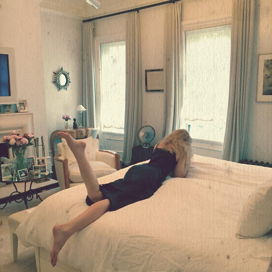 Madonna said in an interview she can& #39;t sleep without a fan, because the noise calms and helps her to fall asleep