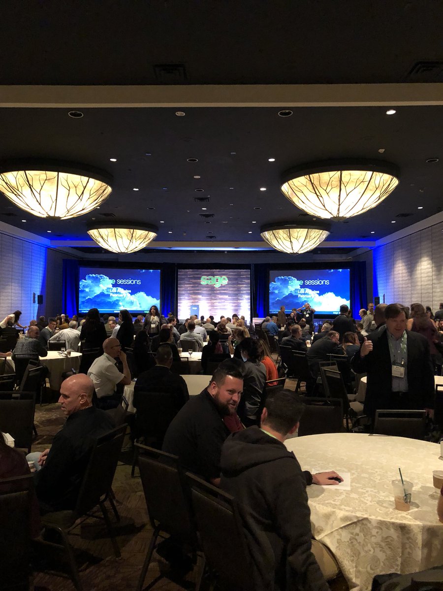 Keynote with <a href="/SageNancyHarris/">Nancy Harris</a> is about to kickoff at #SageSessions!!