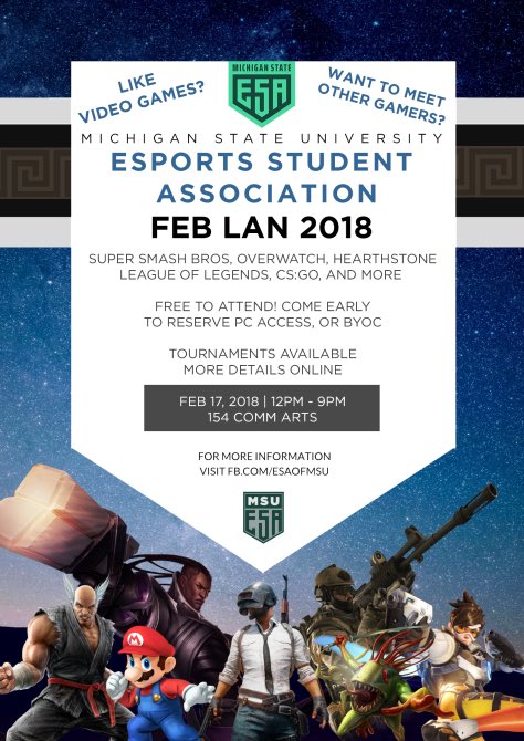 MSUSmite's tweet image. We have another LAN event coming soon! Find out more information here: facebook.com/events/3317095…