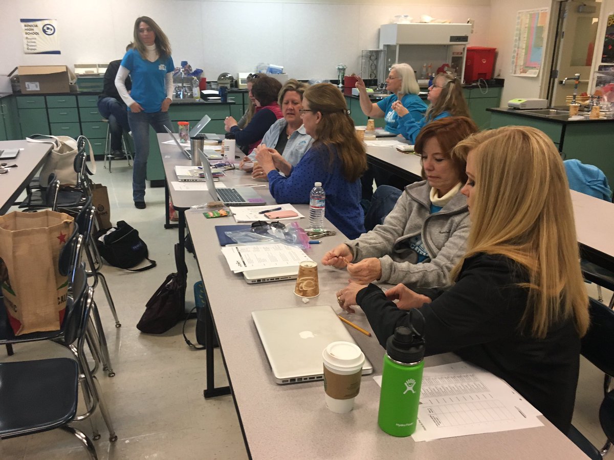 Turnerdolphins's tweet photo. Excellent NGSS Mystery Science Sesson  led by @Ms_Zook , @MsKlugClass and Lisa Delorefice on Engineering at the  BUSD PD Day. " How sweet it is!" https://t.co/bgcPlXwNQg