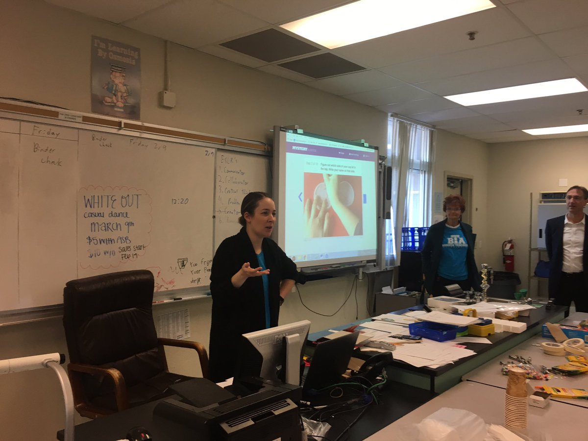 Turnerdolphins's tweet photo. Excellent NGSS Mystery Science Sesson  led by @Ms_Zook , @MsKlugClass and Lisa Delorefice on Engineering at the  BUSD PD Day. " How sweet it is!" https://t.co/bgcPlXwNQg