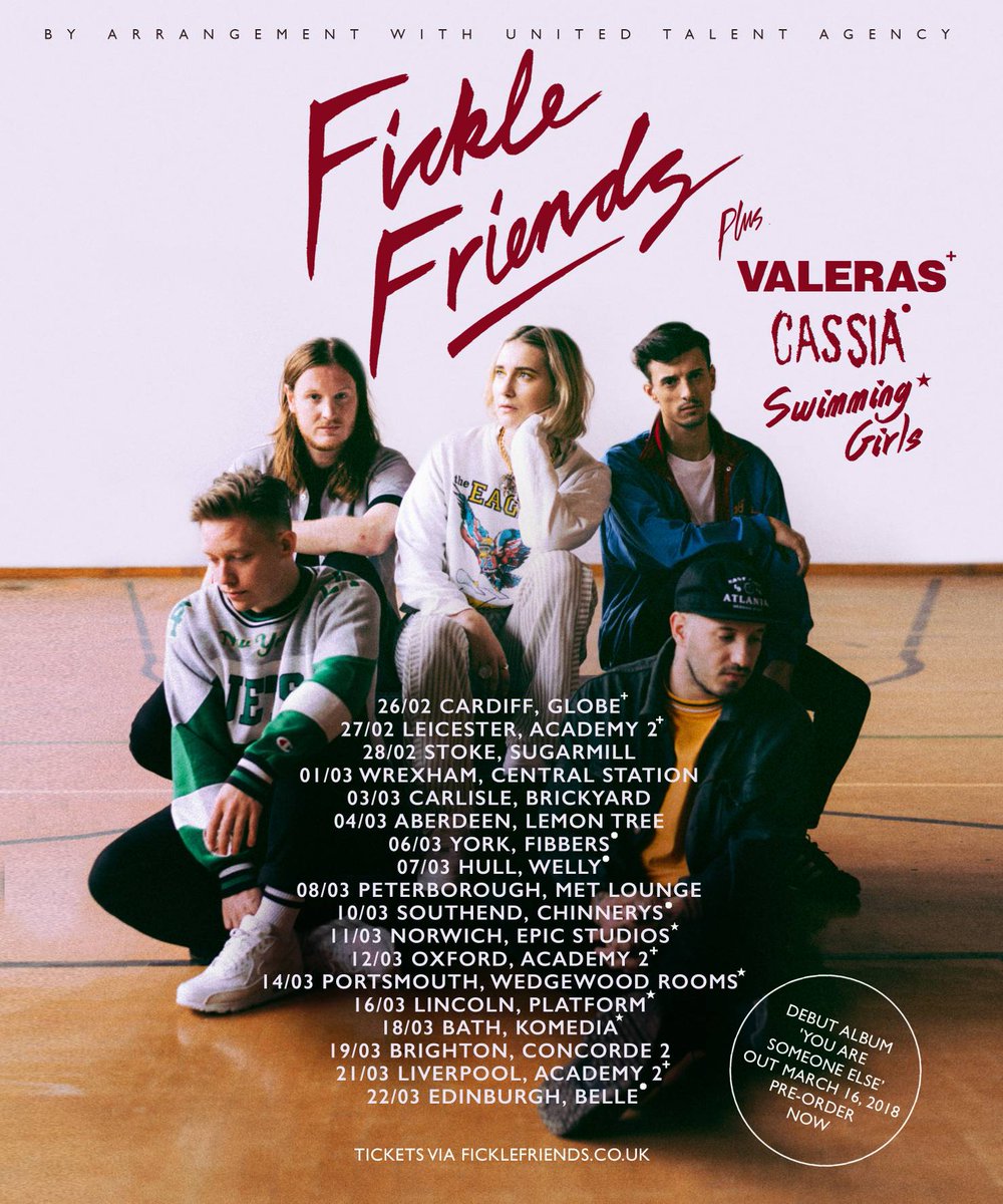 We are very excited to support the brilliant <a href="/ficklefriends/">Fickle Friends</a> at The Lemon Tree, March 4th!

Tickets on sale now at bit.ly/ficklefriendsa…