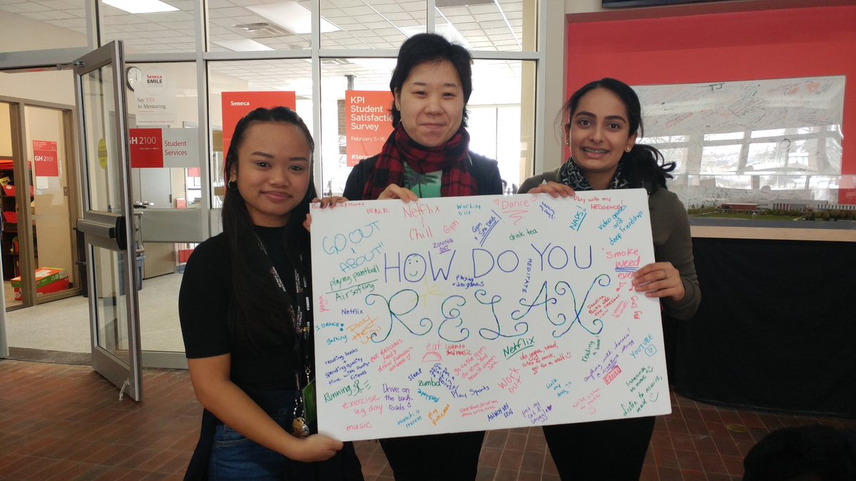 Check out these awesome #senecaTR first year students raising awareness for #TRmonth @SenecaCollege @TR_ONTARIO