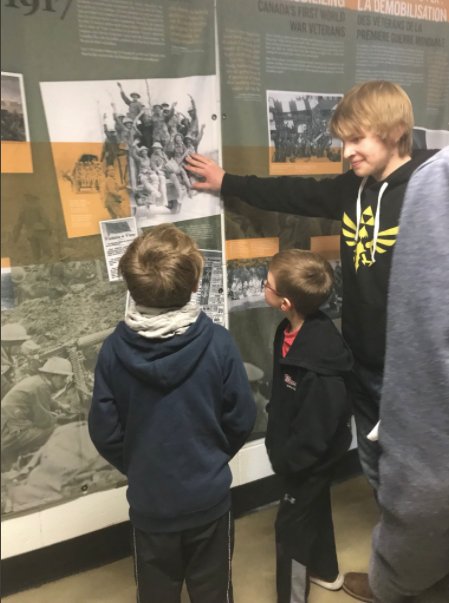 Just in case you missed it yesterday! Tonight the #VimytoJuno display is open to the public in #Strasbourg. Stop by <a href="/wdsvikings/">William Derby School</a> tonight from 6-8pm to learn more about the Canadian experience during the First and Second World Wars and was developed for all ages!